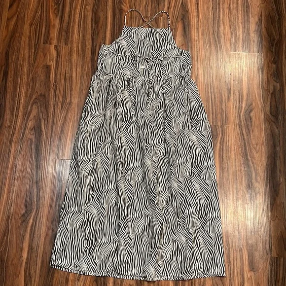 NWOT Levi’s Amalijia Zebra Print Midi Dress - Picture 9 of 16